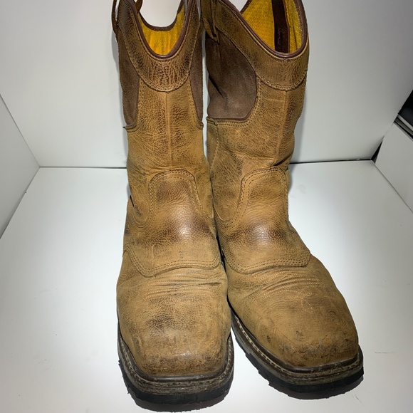 DeWalt Men’s Work Boots 11.5 Waterproof Leather Pull-On ASTM F2413 Slip Oil Resi - Picture 6 of 11